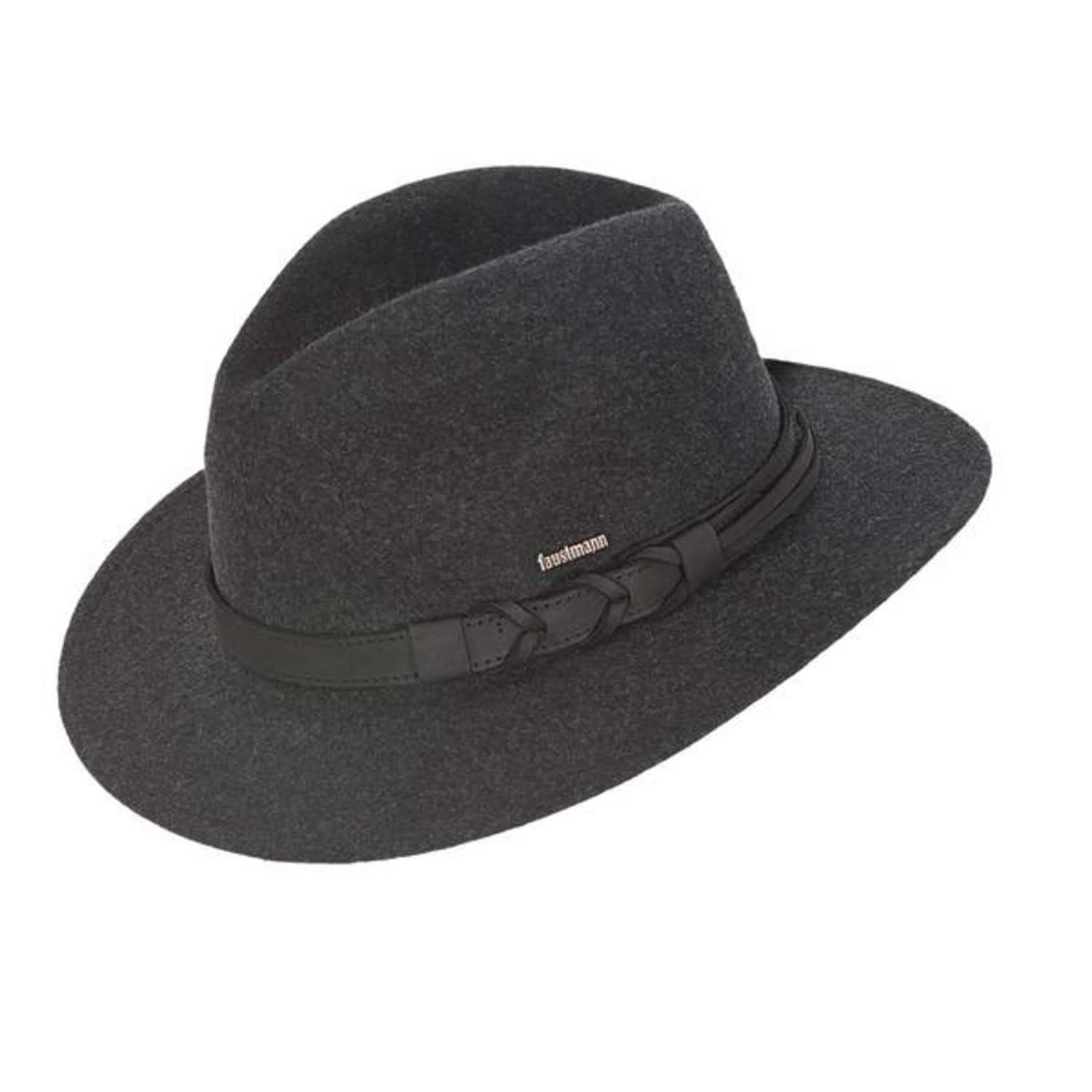 Faustmann Outlake Wool Traveller Hat Anthra Black Set for Men | Lyst