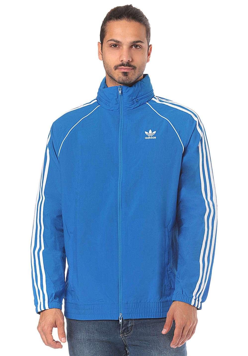 SST Windbreaker Men/'s Blue Wind Jacket DH5835