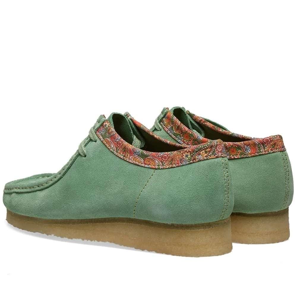 Clarks X Wallabee Green Multi Men | Lyst