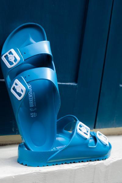 Birkenstock Mens Arizona Eva Turquoise Sandals in Blue for Men | Lyst