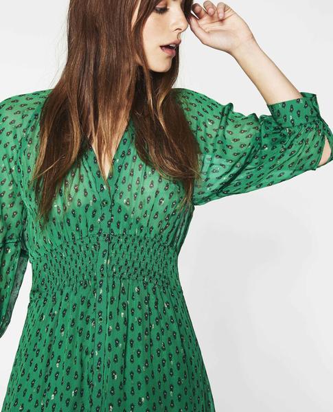 Ba&sh Cyana Green Dress | Lyst