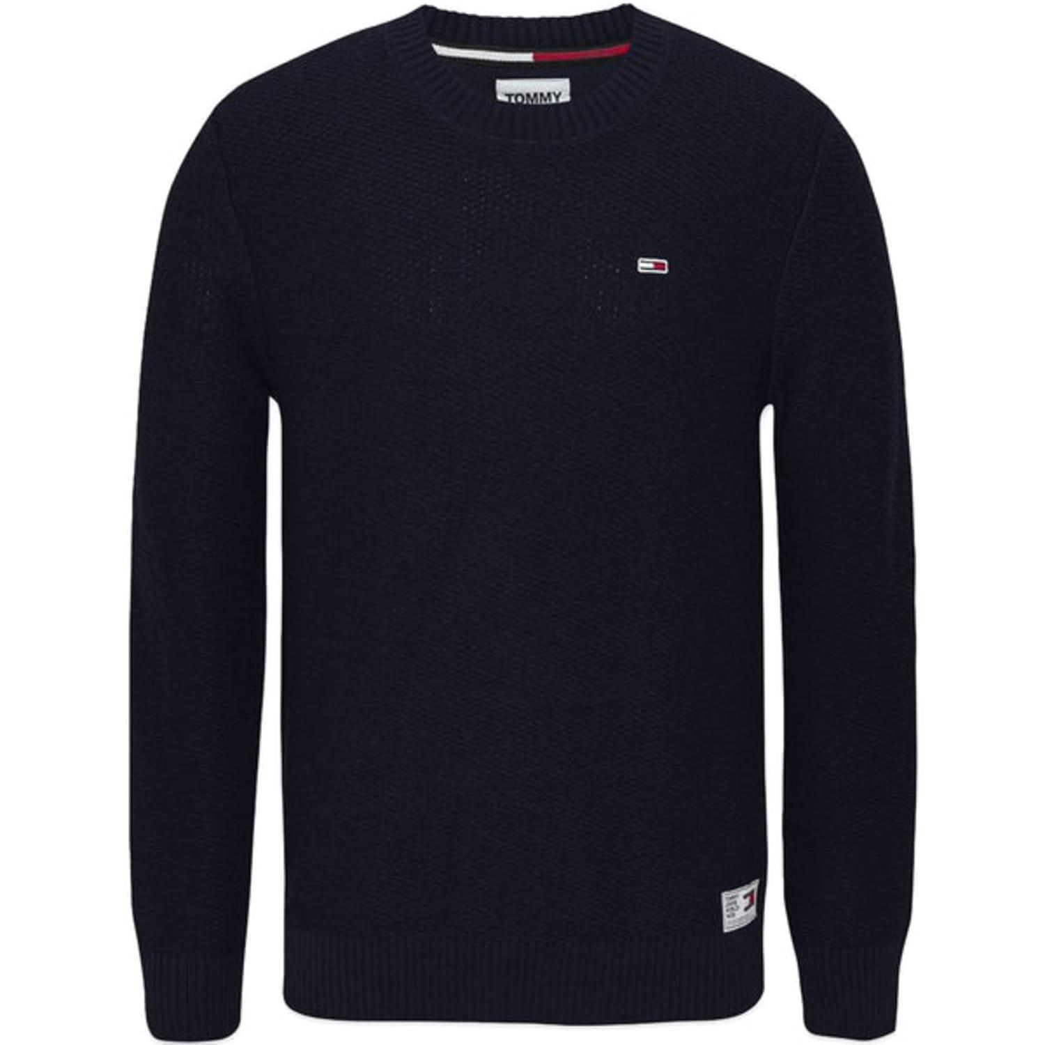 Tommy Hilfiger Tommy Jeans Structured Waffle Knitted Sweater in Blue for  Men | Lyst