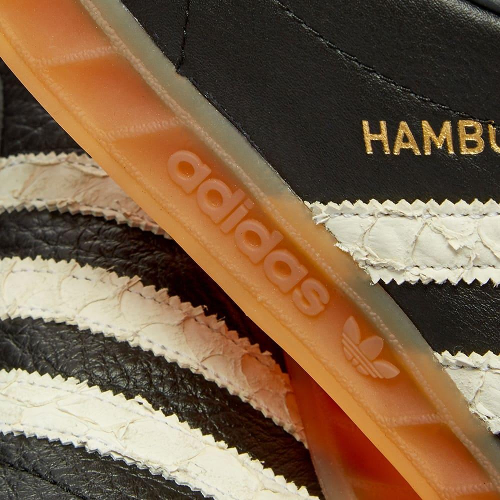 Hamburg Core Noir, Blanc & Rouge Lush Chaussures Cuir adidas pour ...