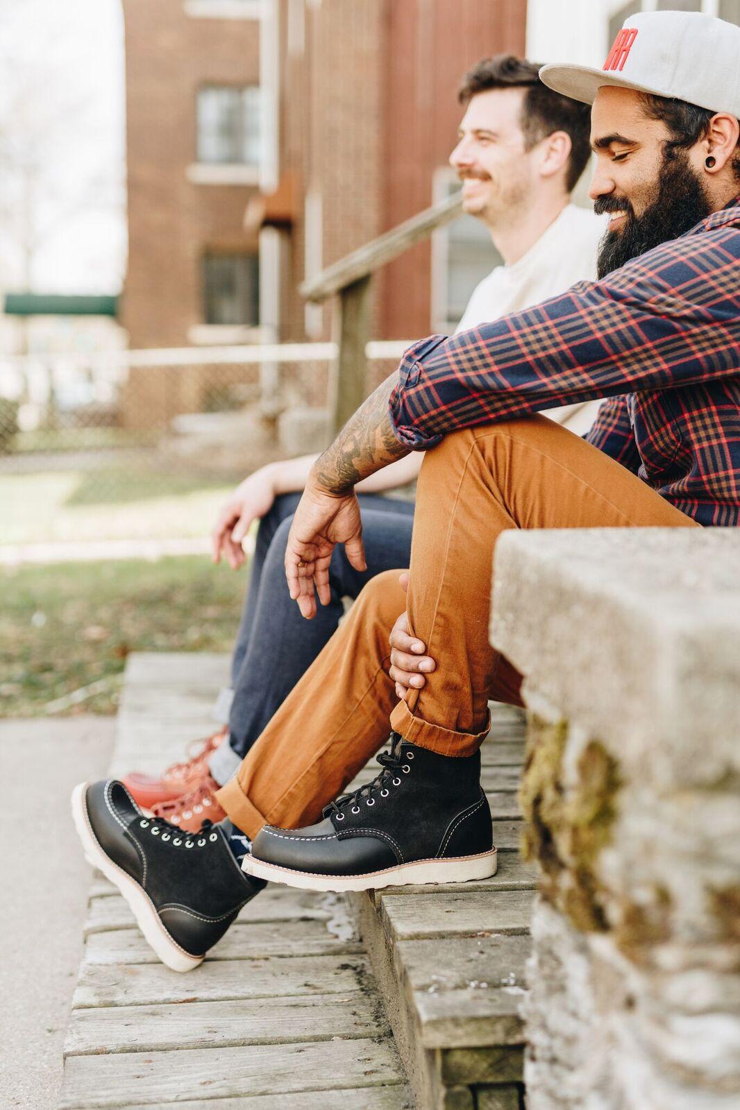 Red Wing Moc Toe 8818 Black Harness / Black Abilene Upper Tier for Men |  Lyst