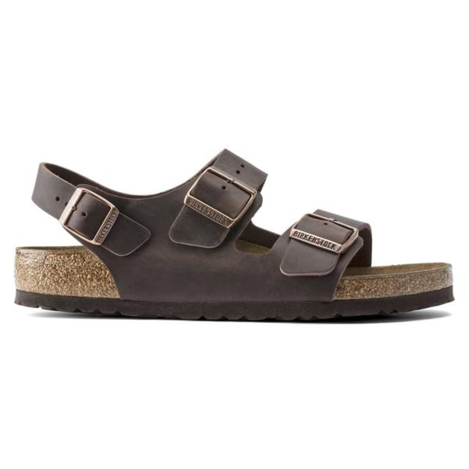 Birkenstock Leather Milano Bs Sandals in Brown for Men - Save 25% - Lyst