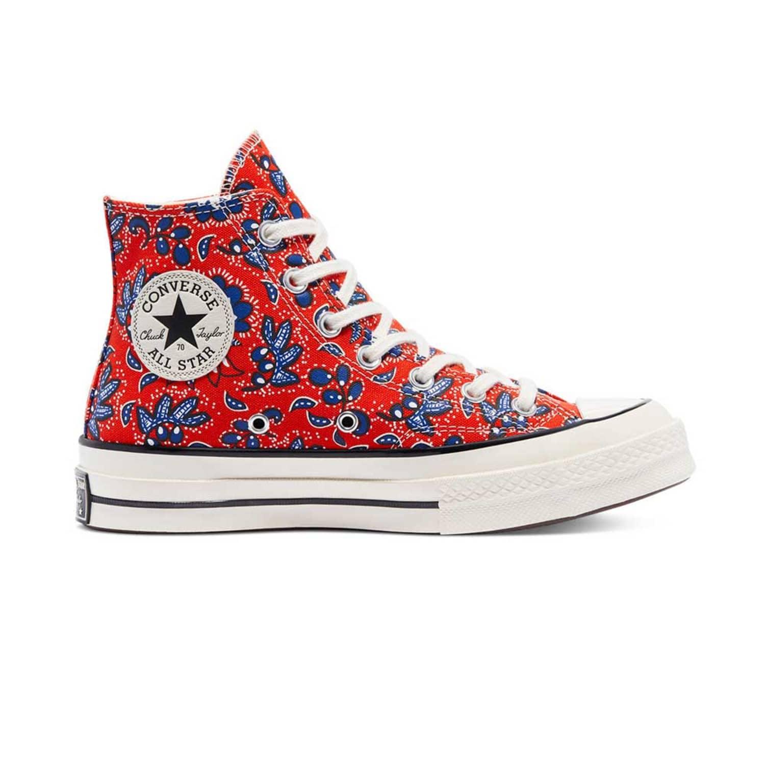 Converse Chuck 70 High Top Paisley Print Habanero Red / Egret for Men |  Lyst UK