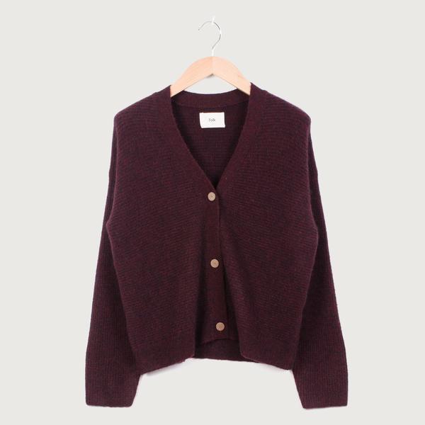 Folk Wool Loom Womens Cardigan 