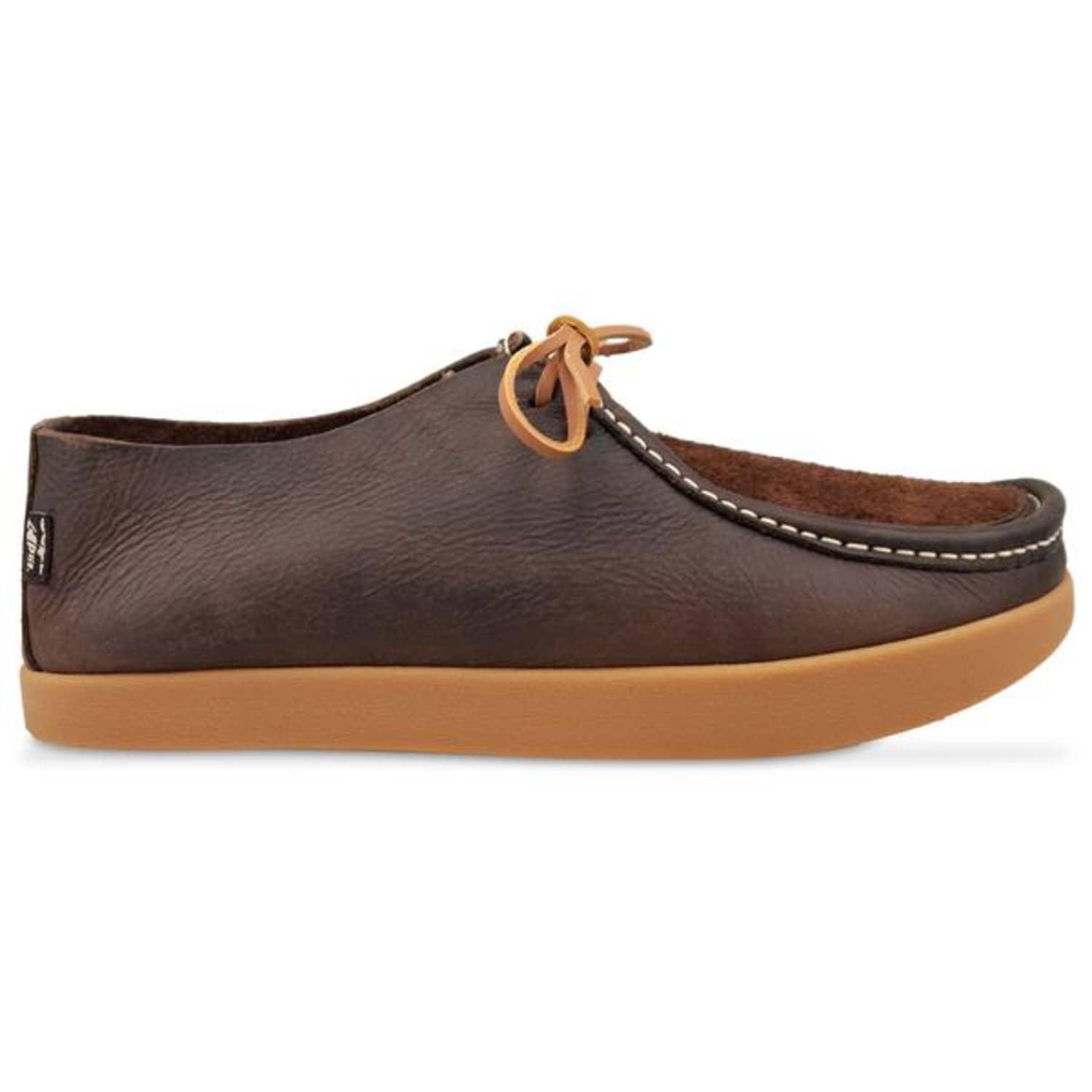 Yogi Footwear Willard Reverse Vamp Negative Heel Shoe Dark Brown for