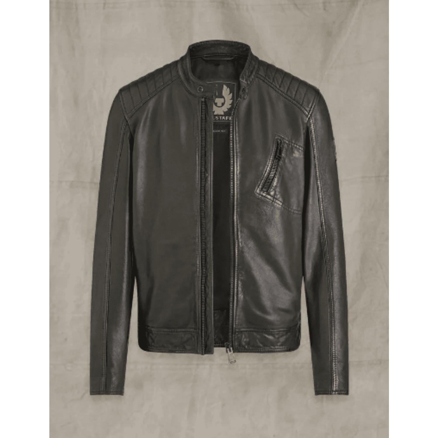 Belstaff v racer leather jacket black sales