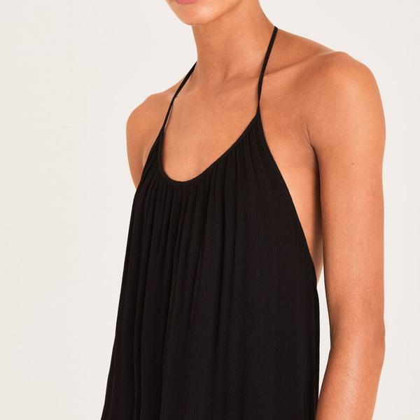 Robe mi longue a dos ouvert Maelle Noir Ba sh en coloris Noir Lyst