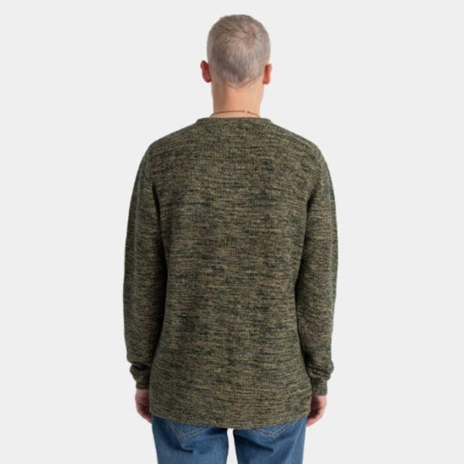 RVLT Dark Green Multi Colored Knit Sweater for Men | Lyst