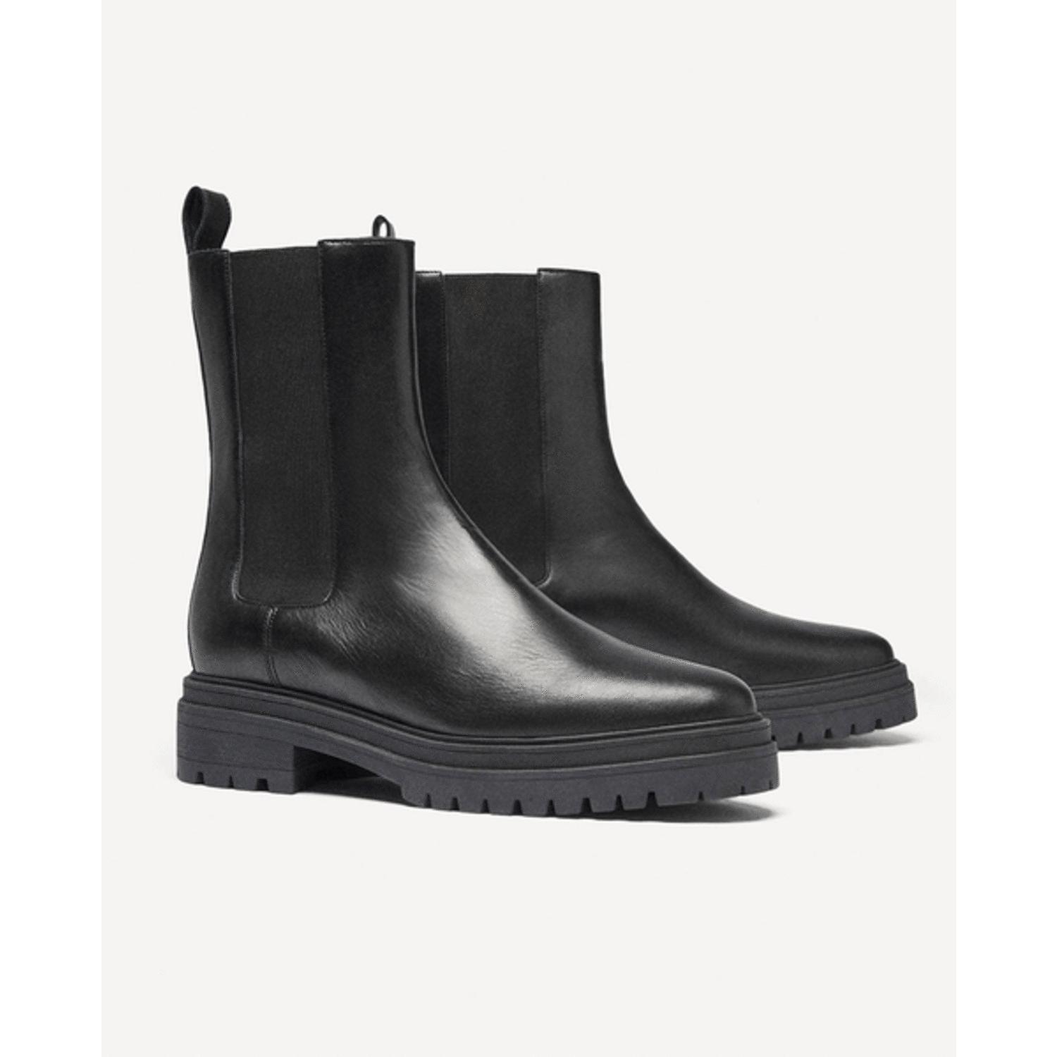 Ba&sh Leather Coda Black Boots | Lyst