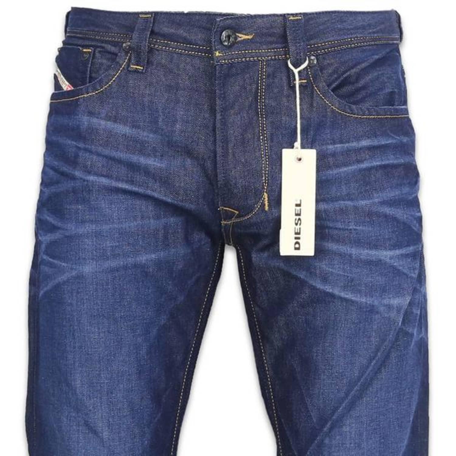 DIESEL Denim Larkee 806w Straight Fit Jeans in Blue for Men - Lyst