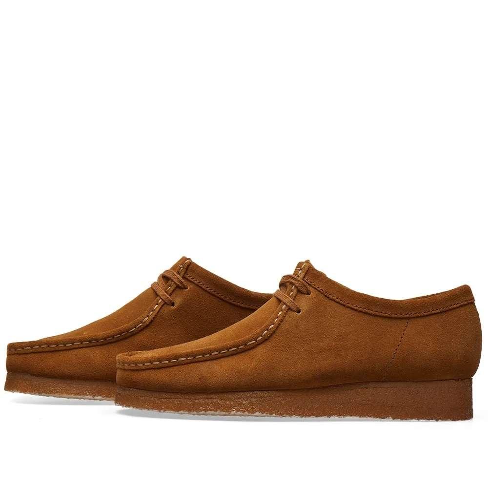 Clarks Wallabee Cola Suede Shoes in Brown for Men - Lyst