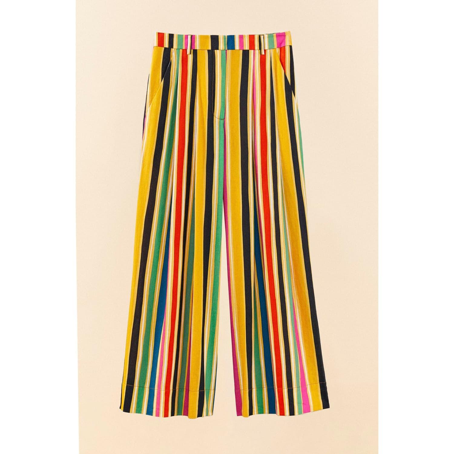 Farm rio amanda stripe pants sale