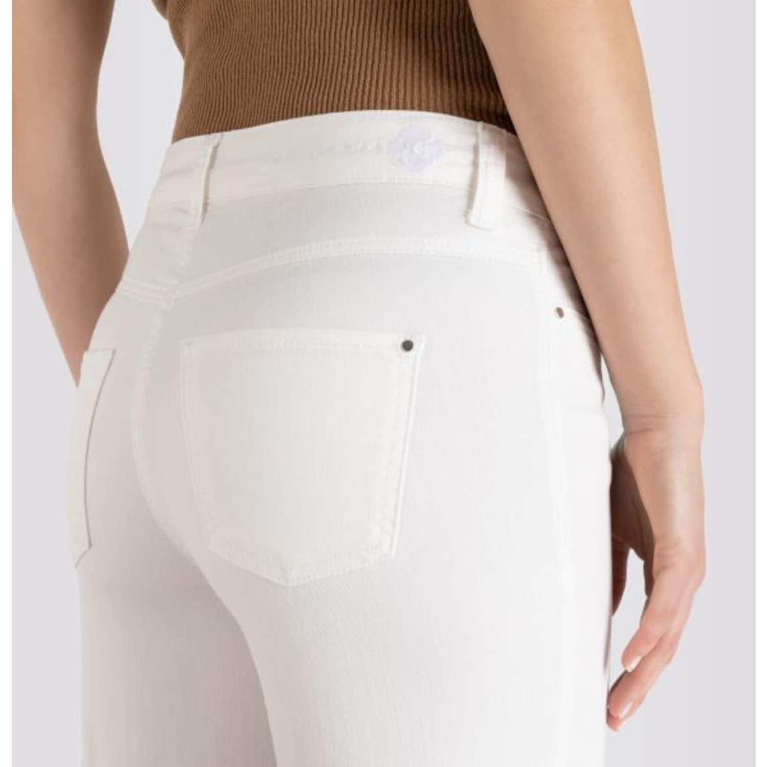 Mac Jeans White Denim Dream Wide Authentic Jeans | Lyst