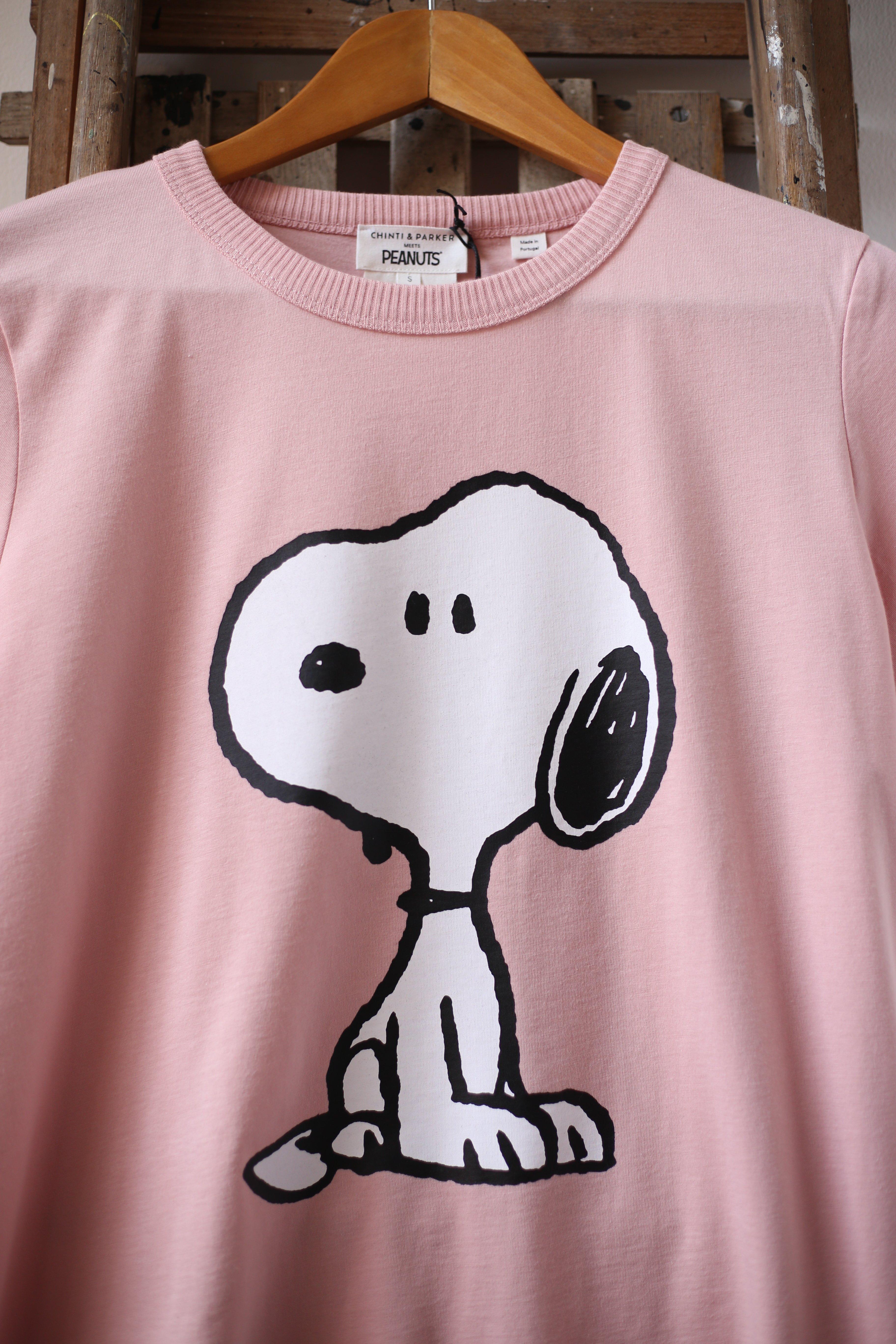 Chinti \u0026 Parker Pink Snoopy T Shirt | Lyst