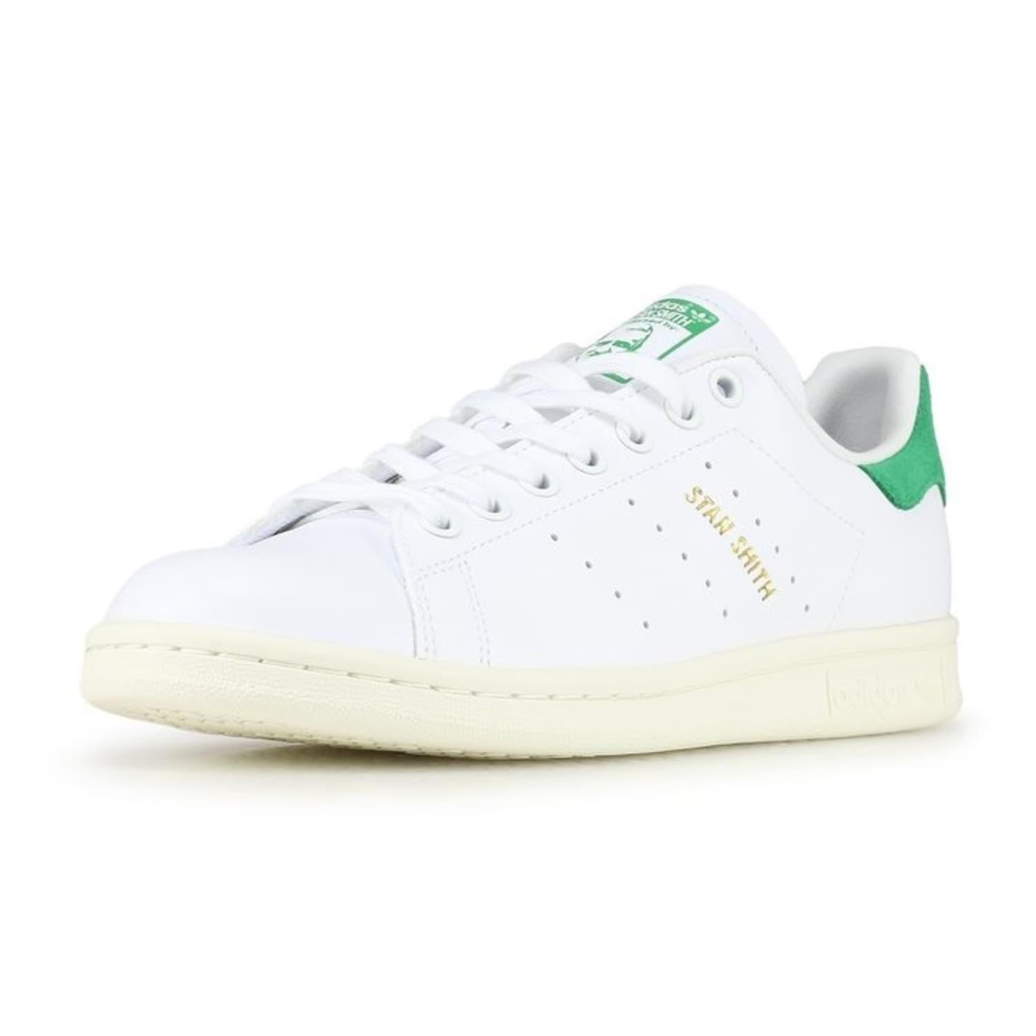 adidas Synthetic Stan Smith 75 Years White & Green Shoes for Men | Lyst