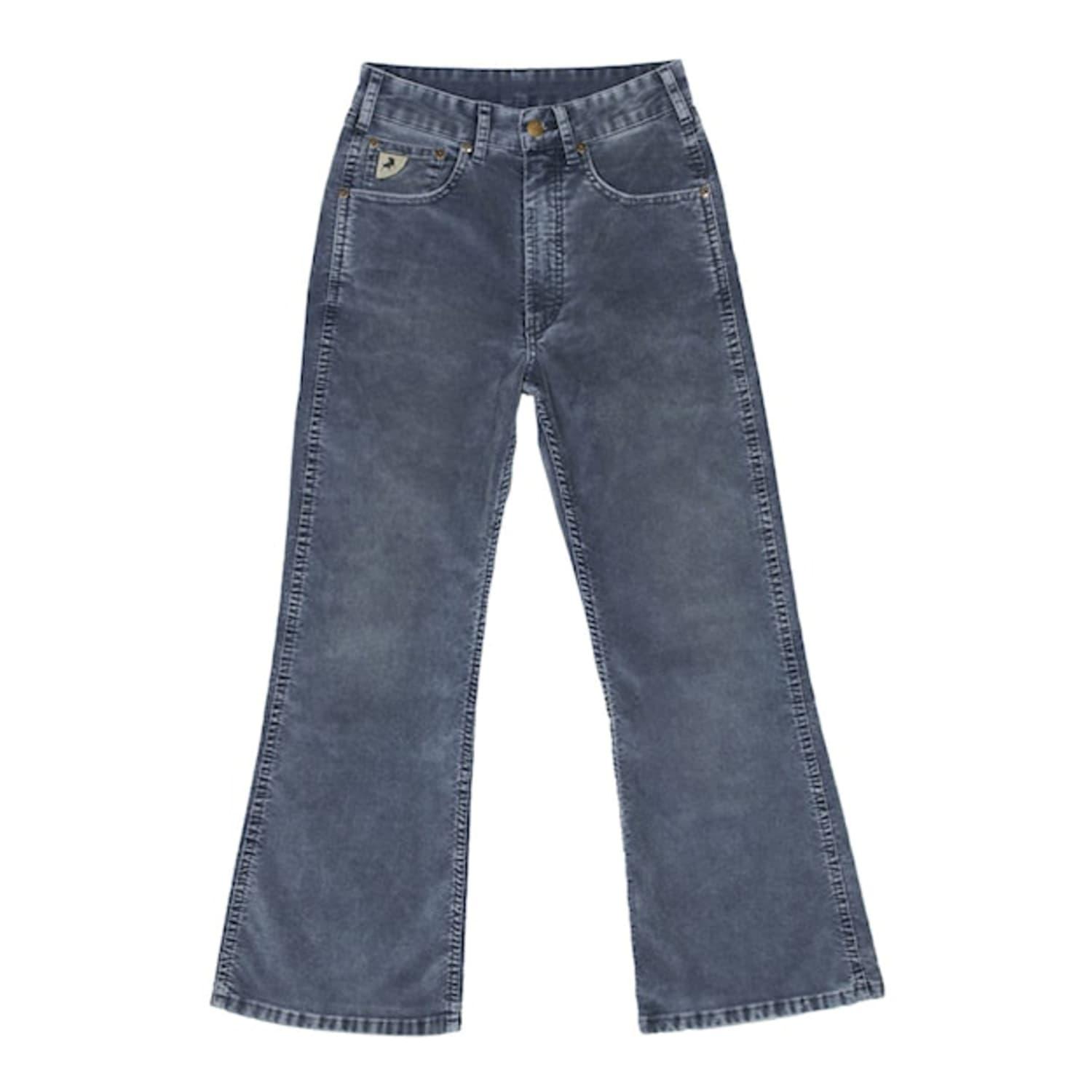 Lois Jeans Riley Crop R Corduroy Jeans in Blue | Lyst