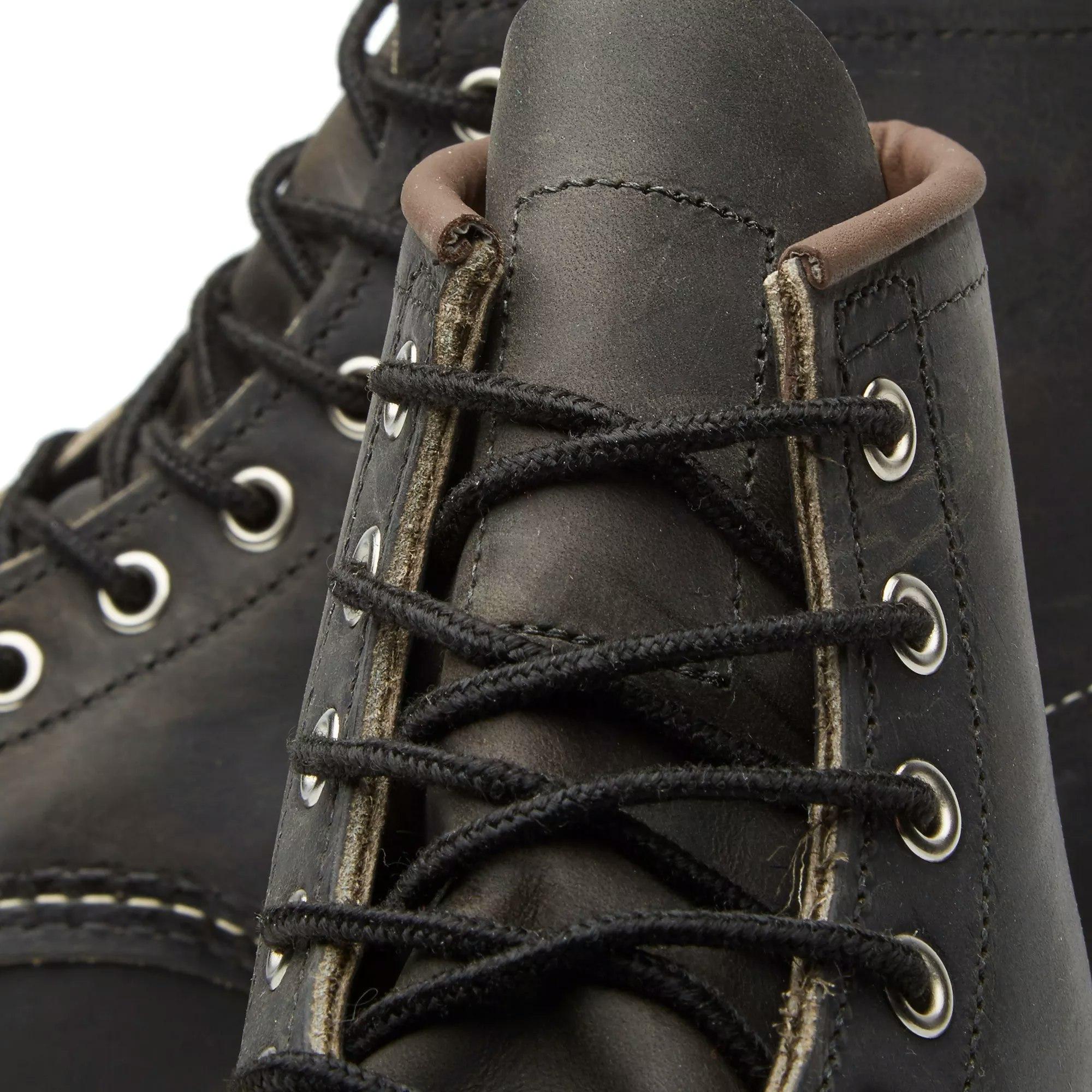 Red Wing 8890 Heritage Work 6 Moc Toe Boot Rough Tough Leather in Black for Men Lyst UK