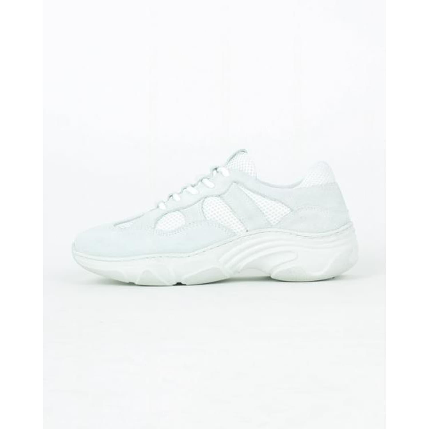 Garment Project Front Sneaker White Textile Suede | Lyst