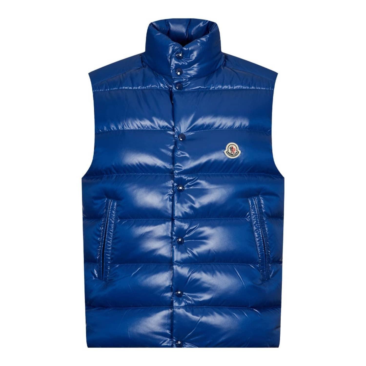 Moncler Tibb Gilet in Blue for Men Lyst