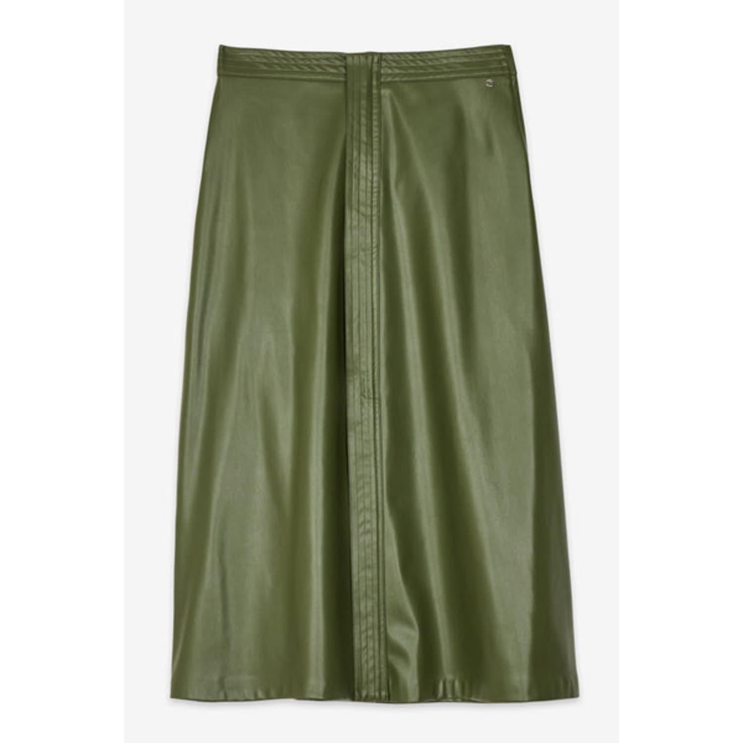 Ottod'Ame Green Faux Leather Skirt | Lyst