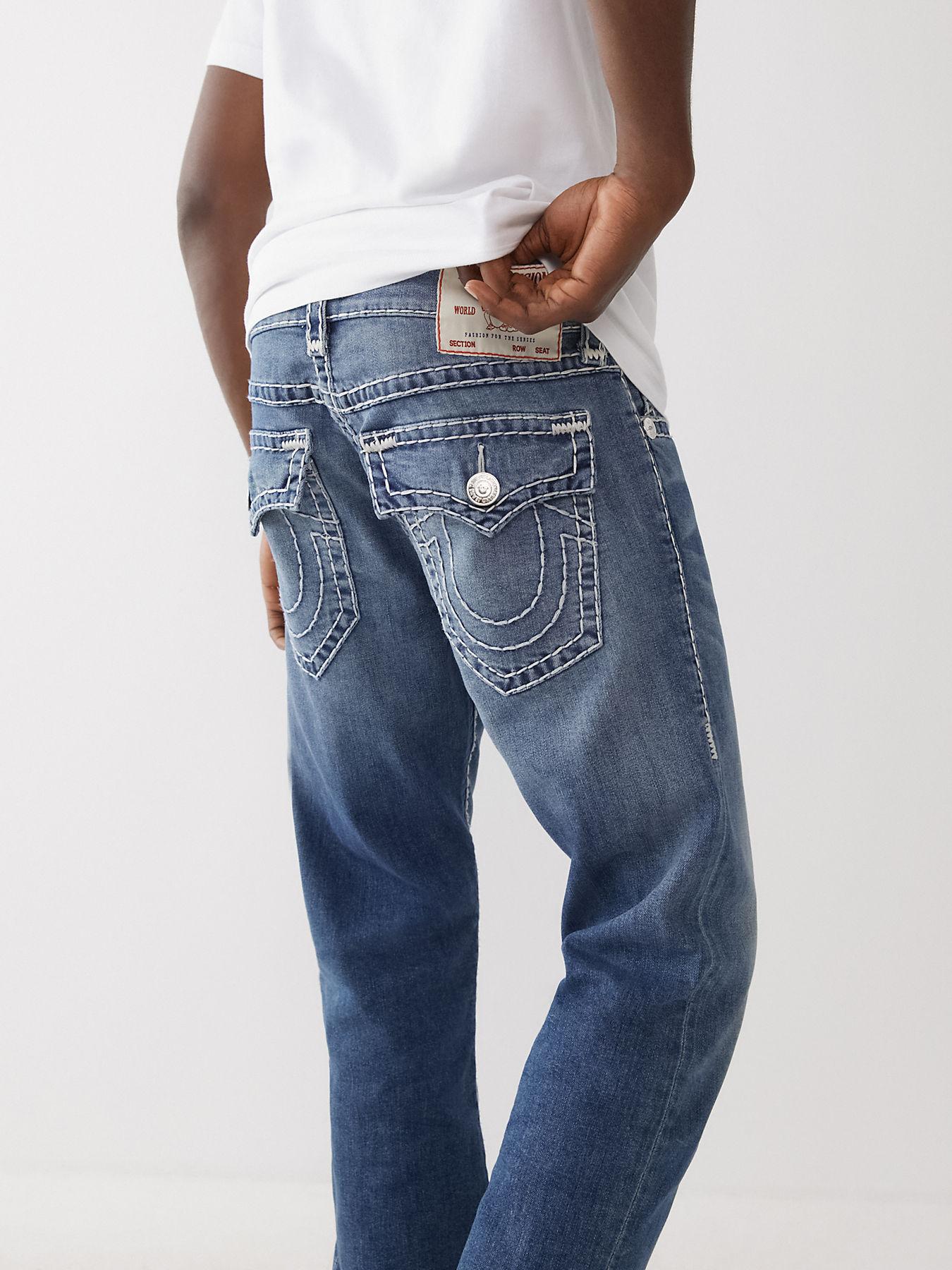 True Religion Rocco Super T Skinny Jean 32" in Blue for Men | Lyst