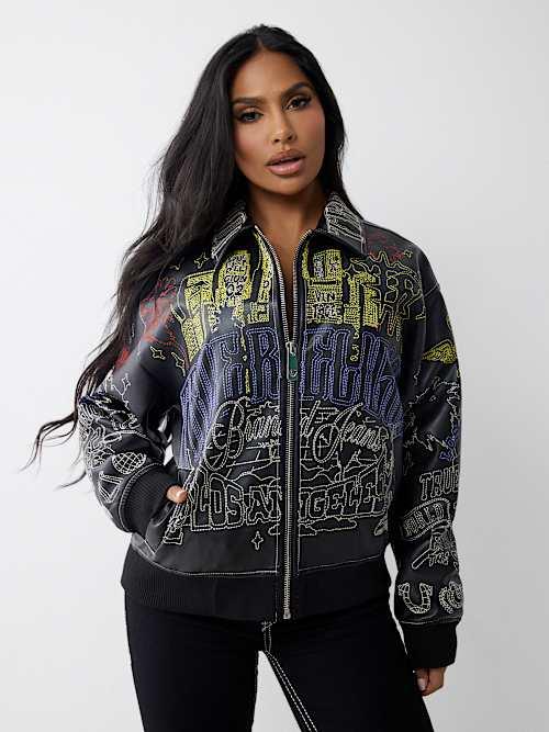 Faux Fur Trim True Religion Puffer Jackets True Religion Velvet