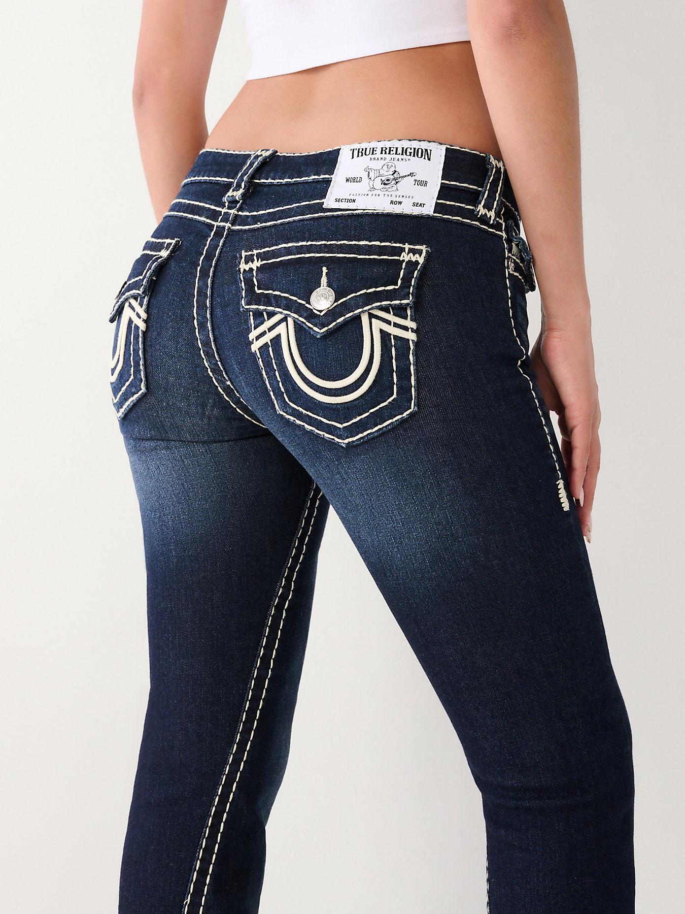 True Religion Joey Low-Rise Flare Jean - Macau