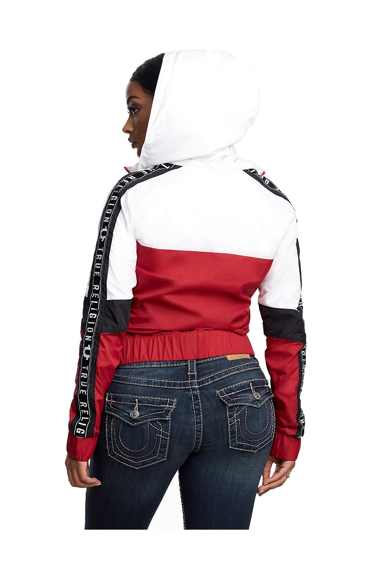 true religion windbreaker womens