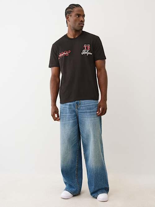 【TRUE RELIGION】★Tシャツ★ PANTHER CREW TEE TRUE RELIGION Panther Crew T-shirt in Red for Men | Lyst