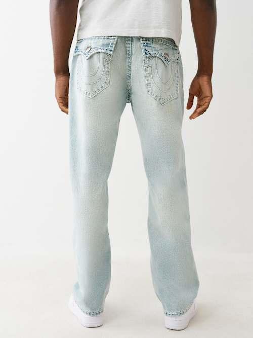 TRUE RELIGION bobby デニム　ホワイト TRUE RELIGION Bobby Distressed Super T Baggy Jean 32