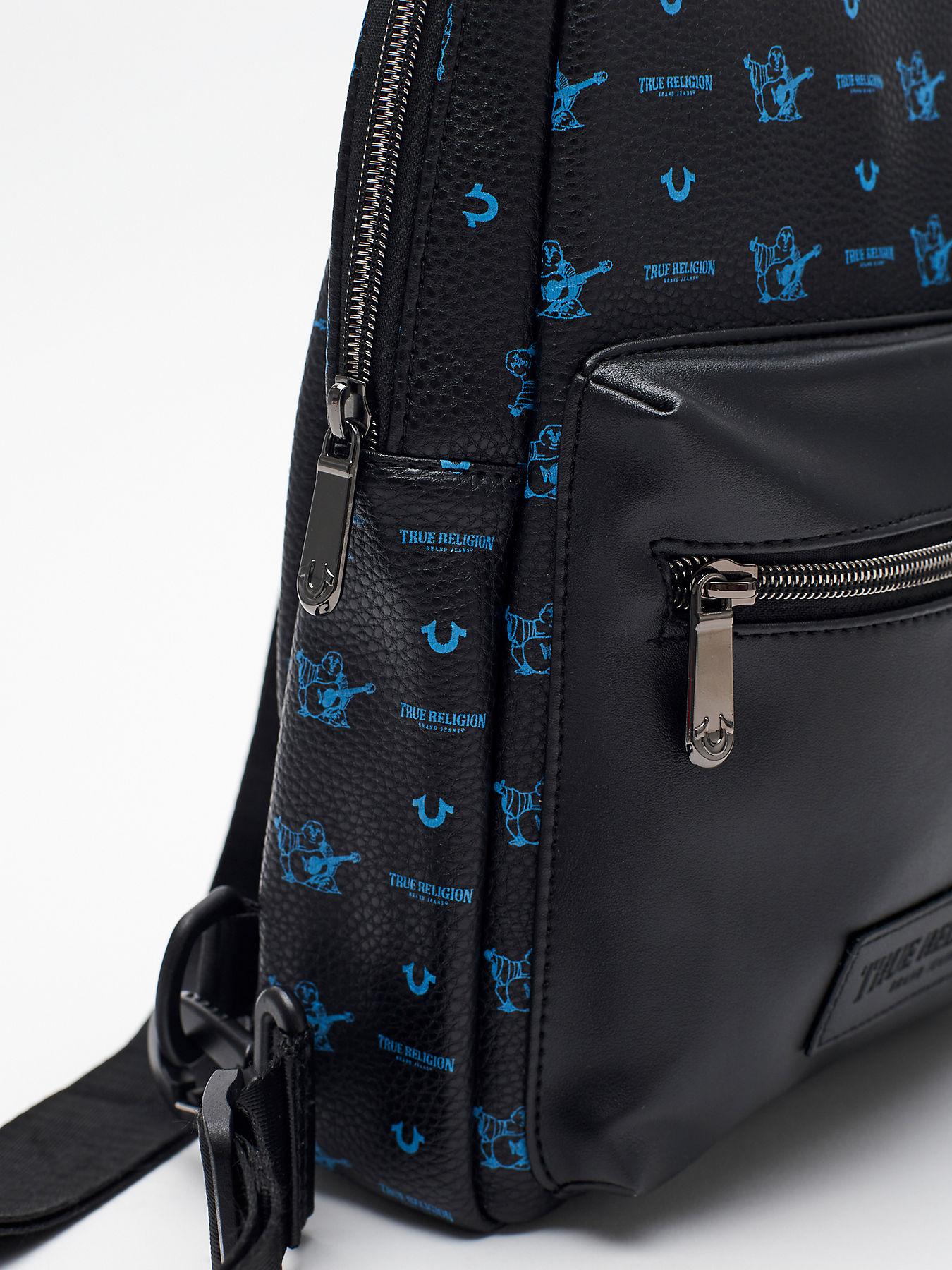 TRUE RELIGION Logo Sling Bag in Blue | Lyst