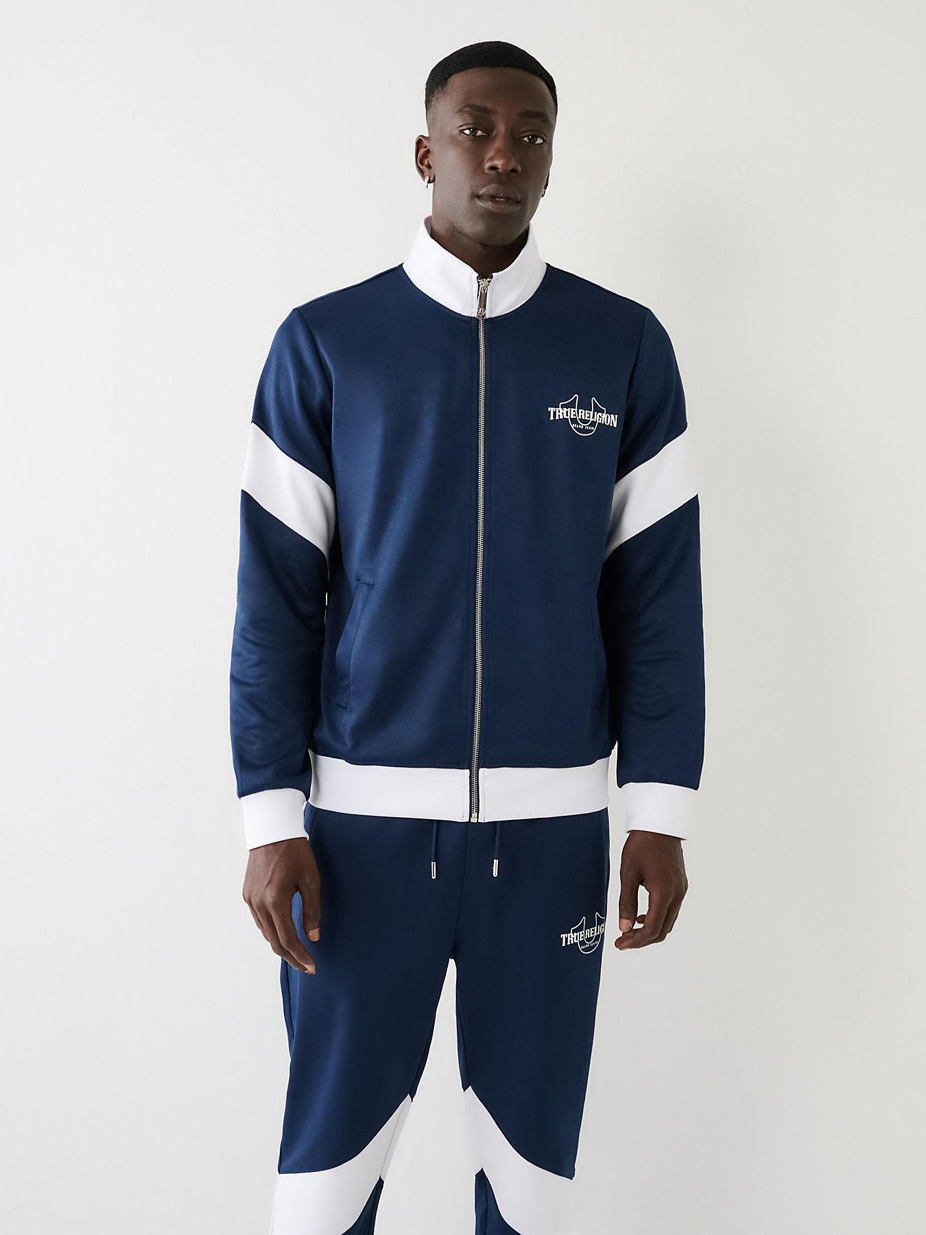 COLOR BLOCK LOGO TRACK JACKET