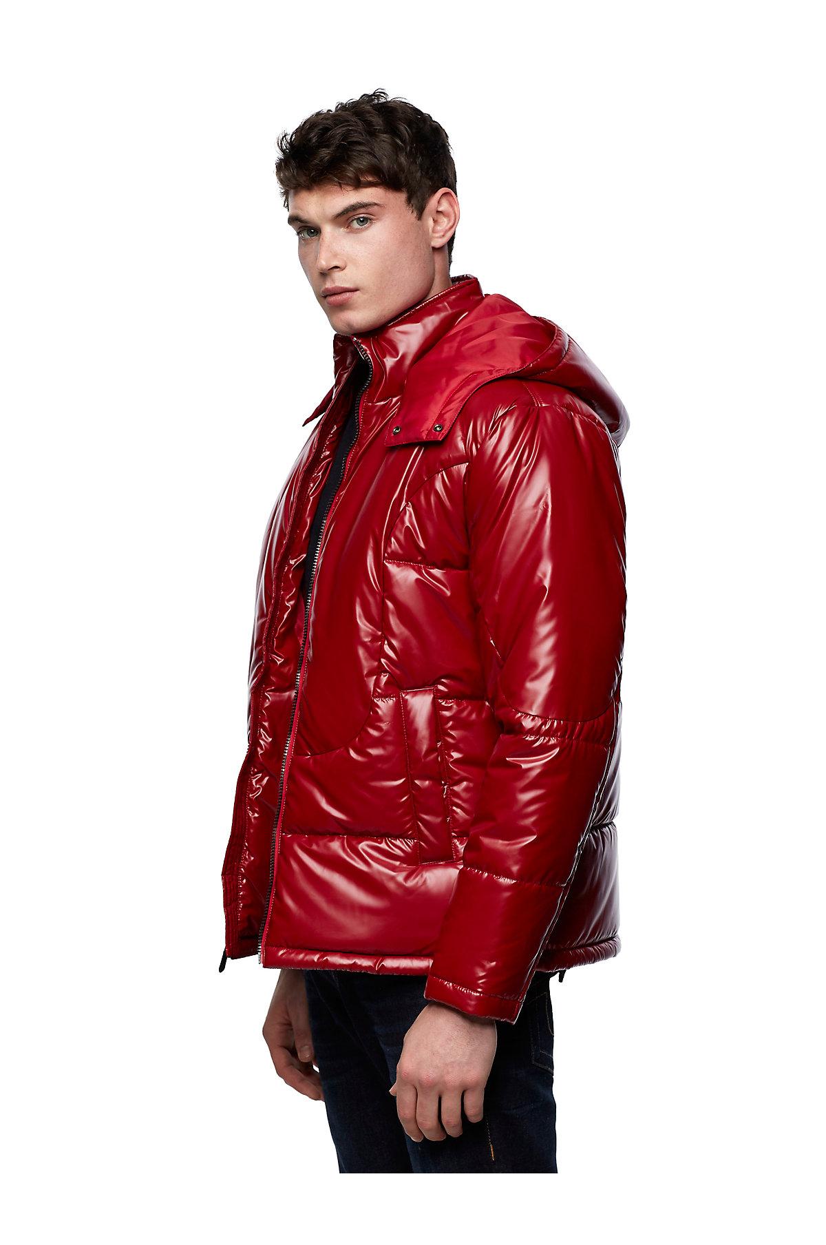 true religion red puffer jacket