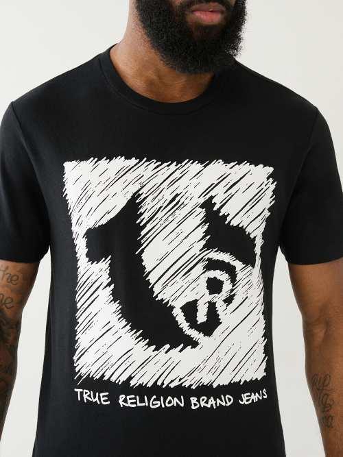 black and white true religion shirt
