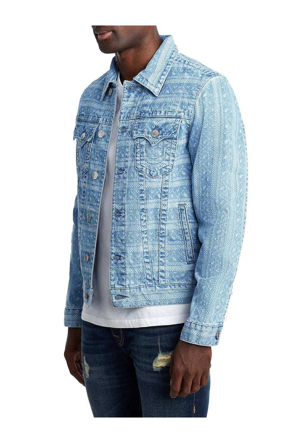 true religion blue jacket