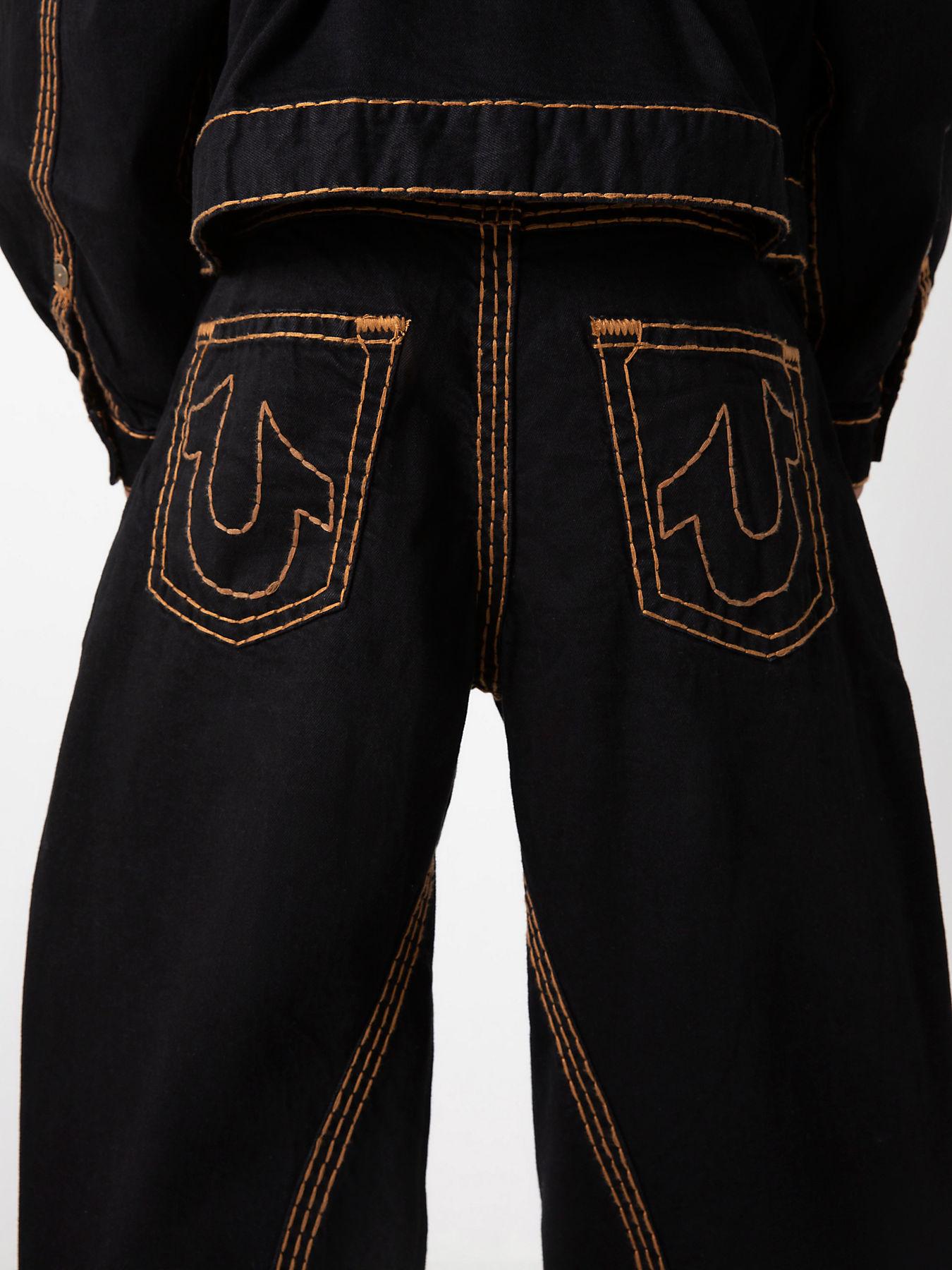 TRUE RELIGION Sebastien Ami X Warped Joey Super T in Black for Men