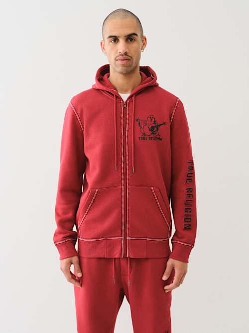 HOT Mens Hoodies True Religion Triple Stitch Hoodie True