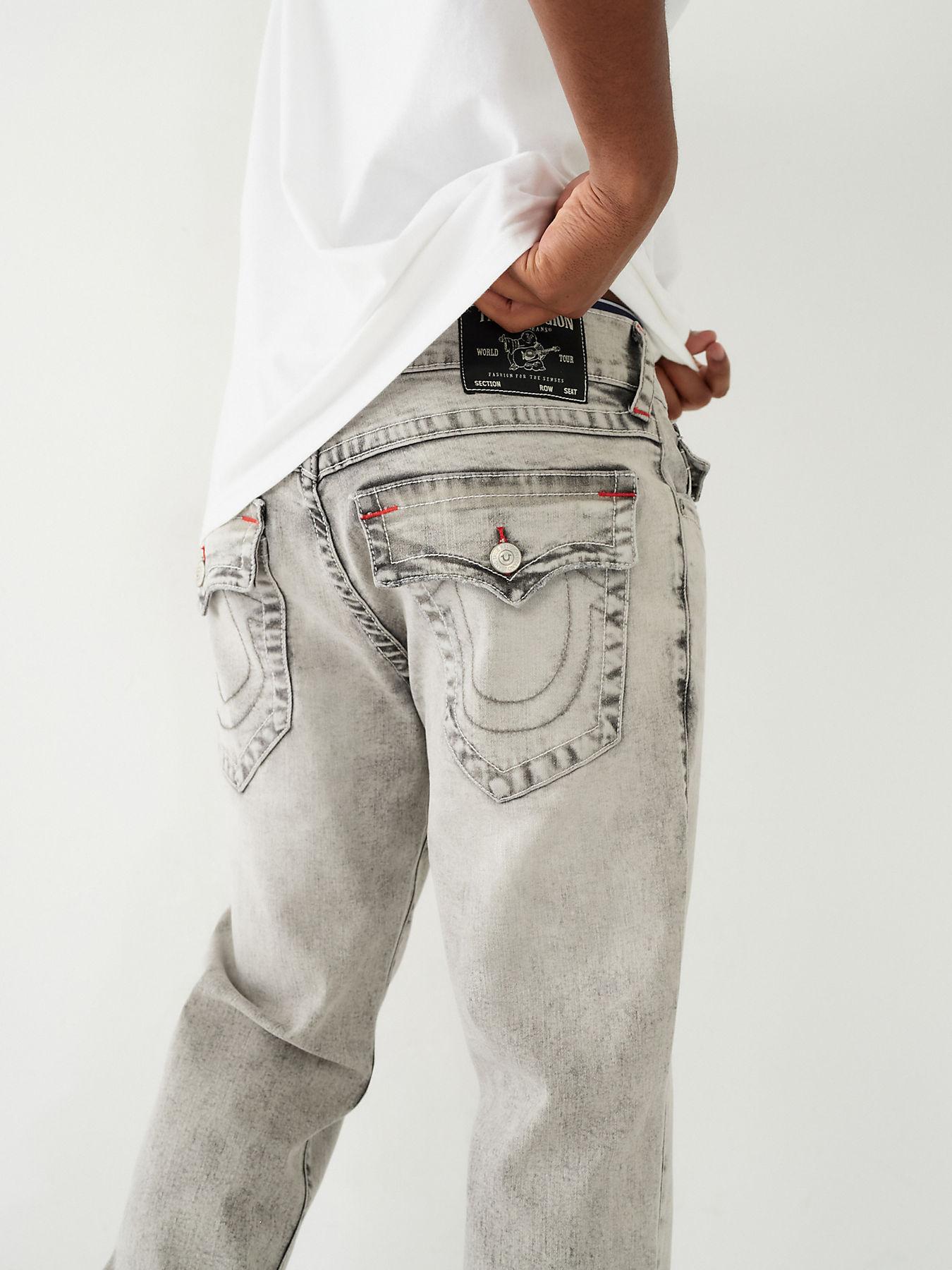 True Religion Ricky Straight Jean in White for Men | Lyst