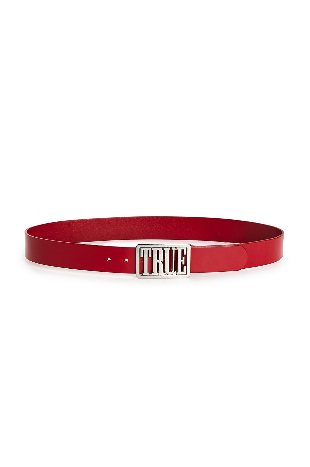 true religion belt red