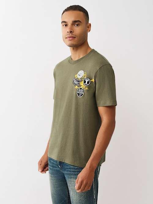 Graphic Tshirt True Religion Olive Green Shirt Green True Religion