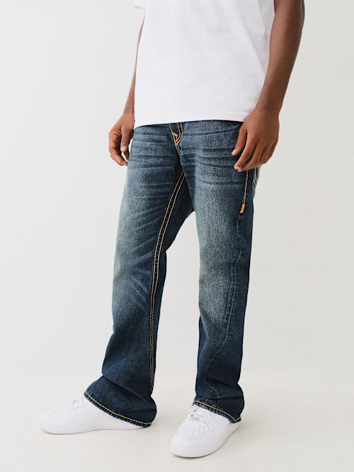 TRUE RELIGION Joey Pick Stitch Flap Flare Jean in Blue | Lyst TRUE RELIGION Joey Pick Stitch Flap Flare Jean in Blue | Lyst