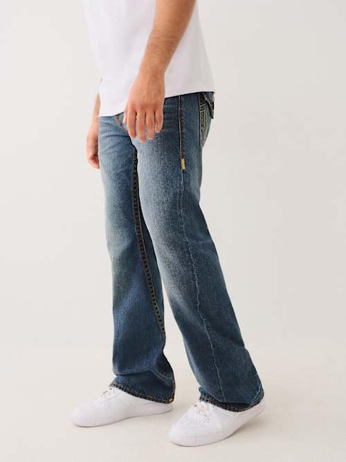 True Religion Joey Super T Flap Jean Twisted Flare Jean in
