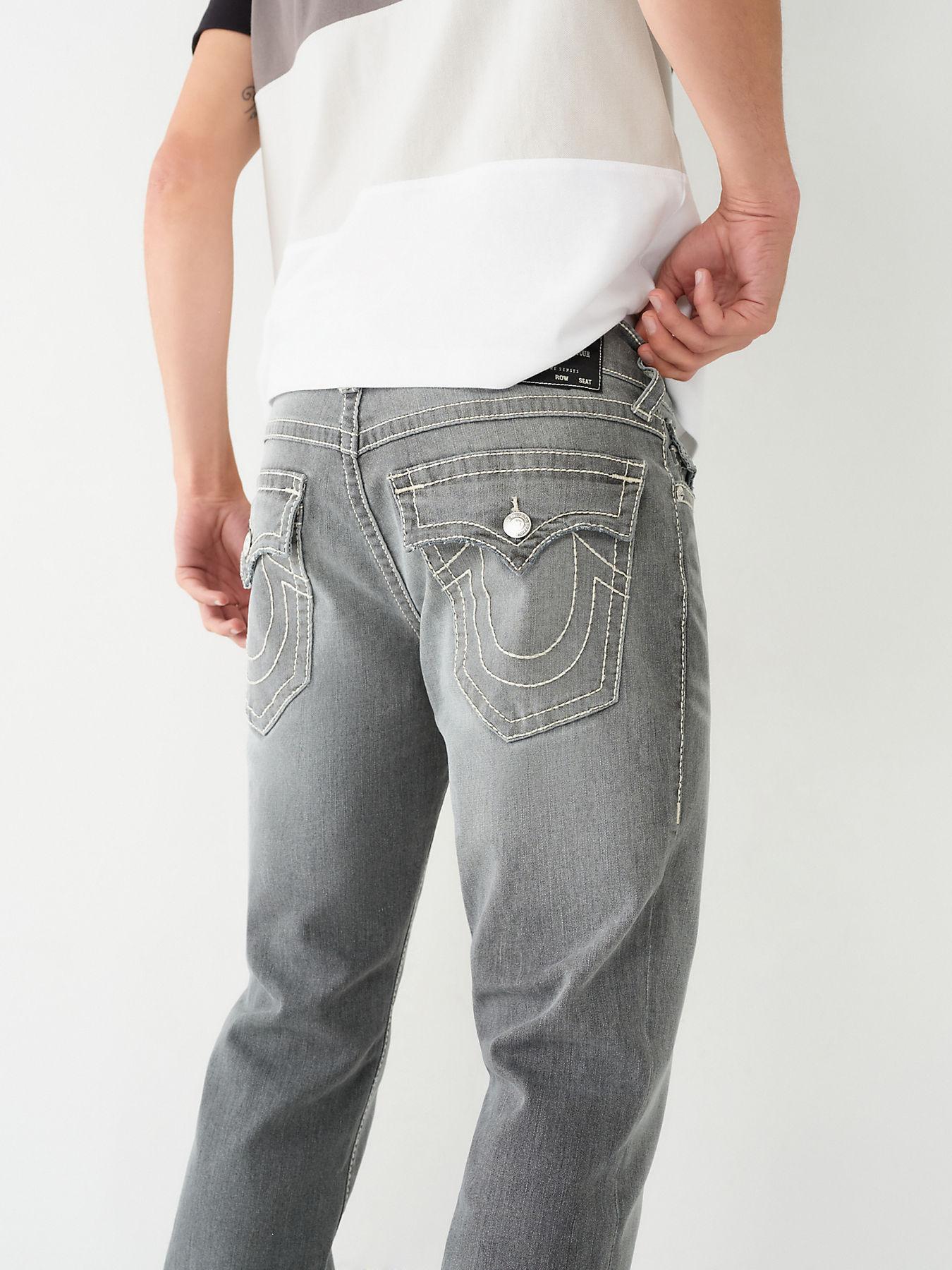 Ricky Big T Straight Jean in Gray for Men | Lyst