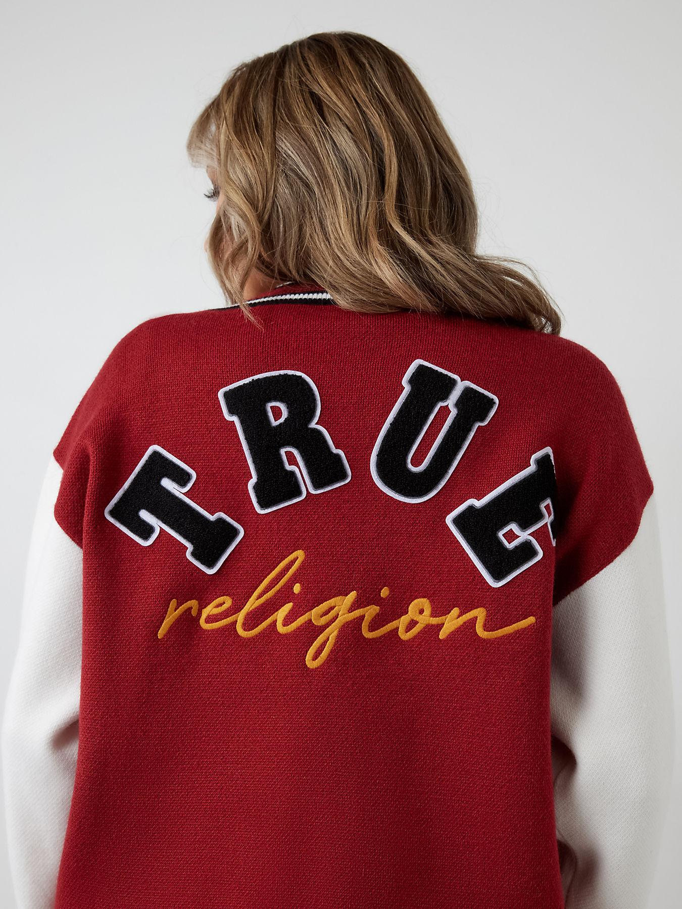 Red true religion sweater hotsell