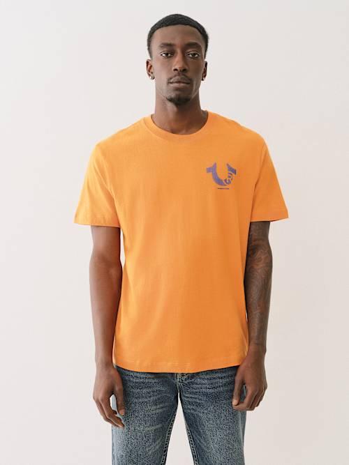 True Religion Spacey T-shirt in Orange for Men | Lyst