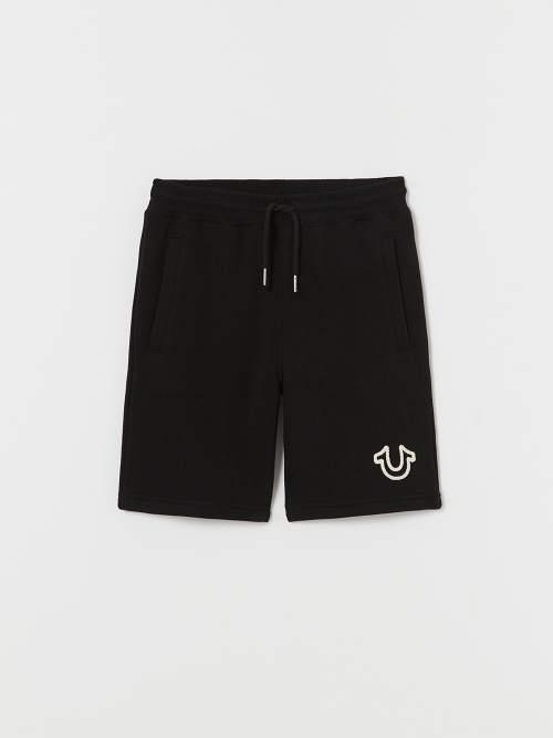 True Religion Boys Hs Stitch Fleece Sweat Short in Orange for Men Lyst