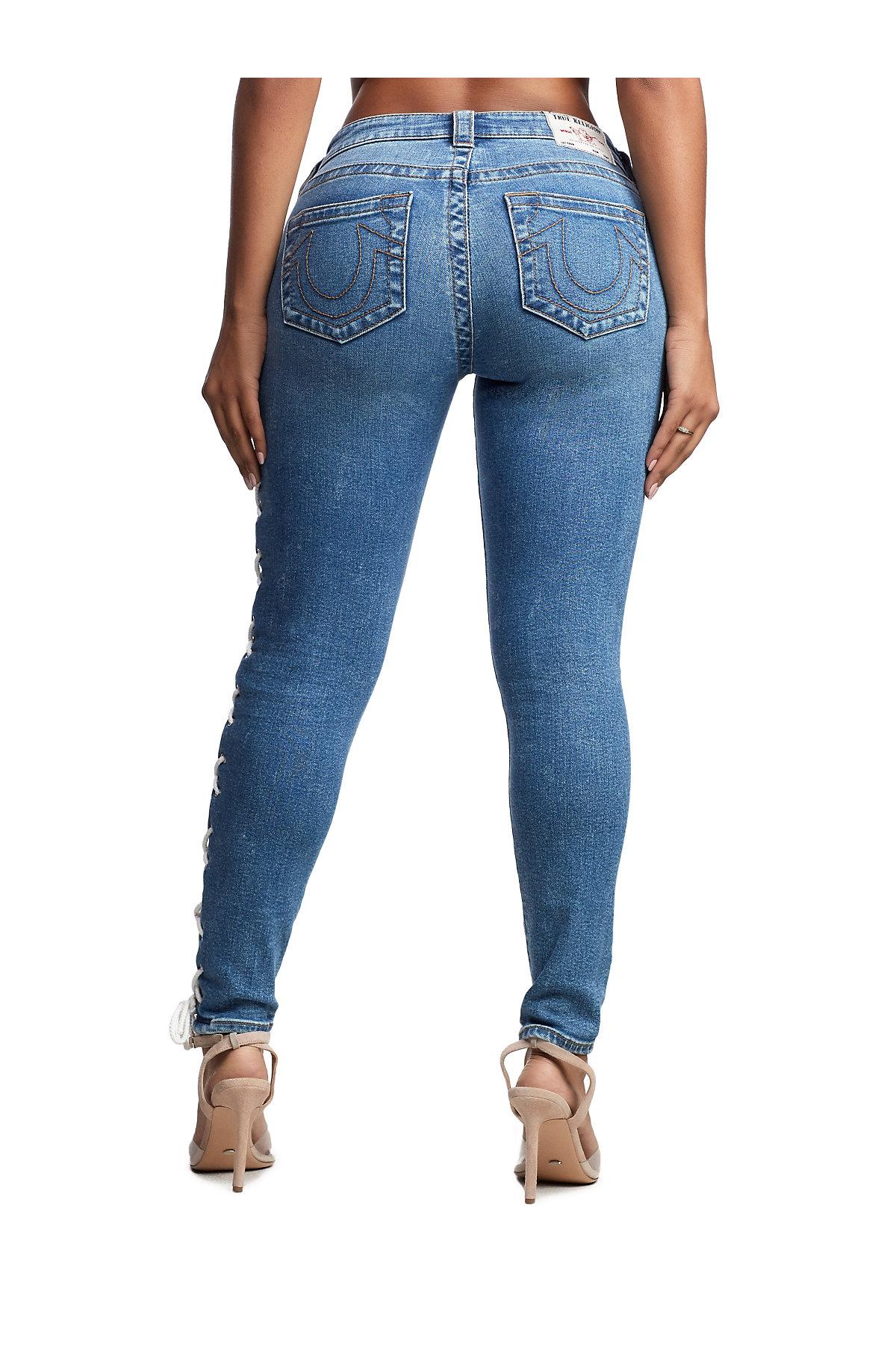 true religion lace up jeans